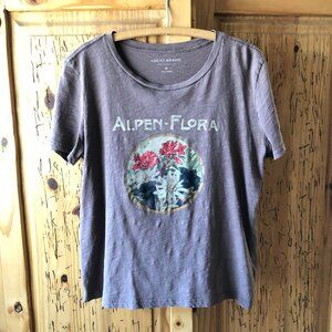 Lucky Brand Alpen Flora Graphic Tee